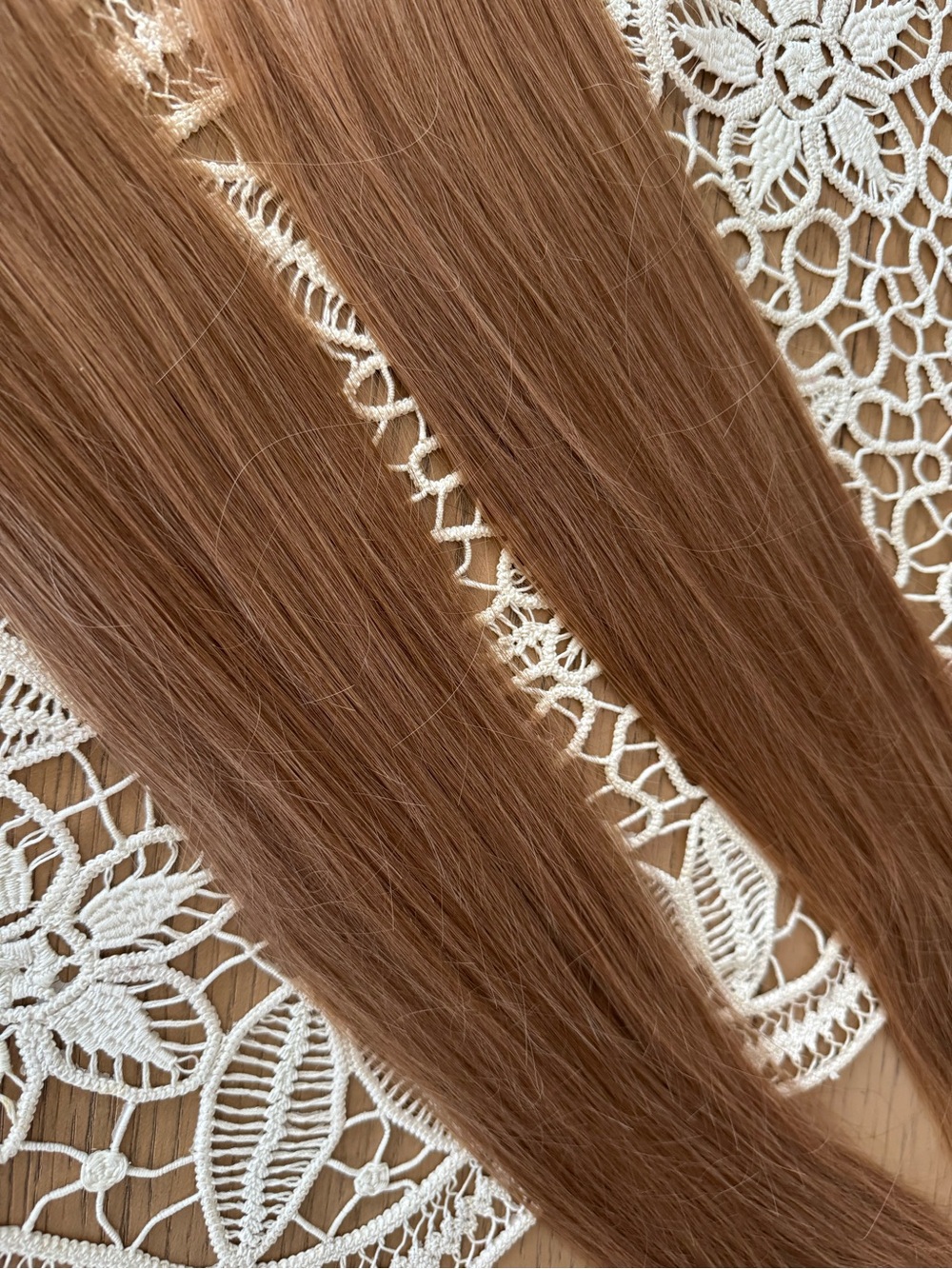 28” Premium Medium Blonde Hair Extensions Bundle 300g Soft Realistic synthetic - Picture 4 of 6
